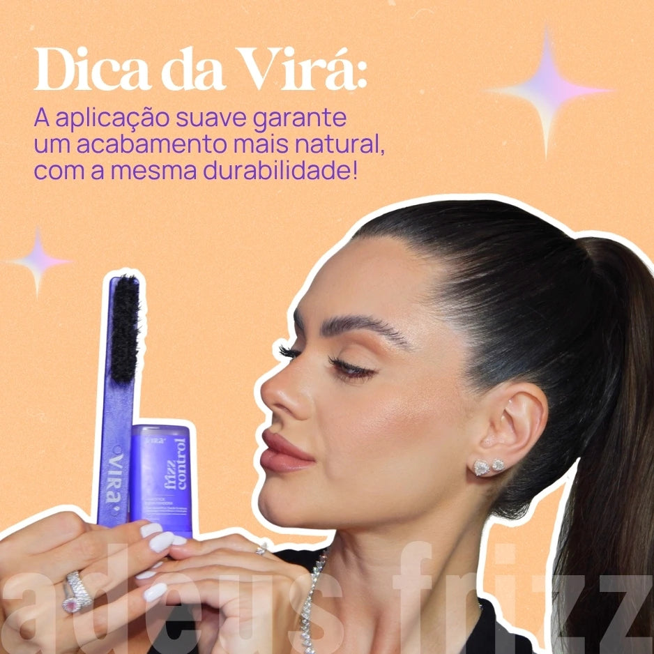KIT FRIZZ CONTROL: cera antifrizz + escova finalizadora