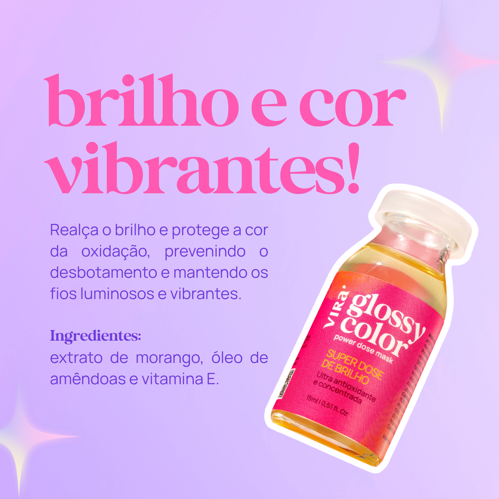 GLOSSY COLOR máscara superconcentrada power dose 15ml