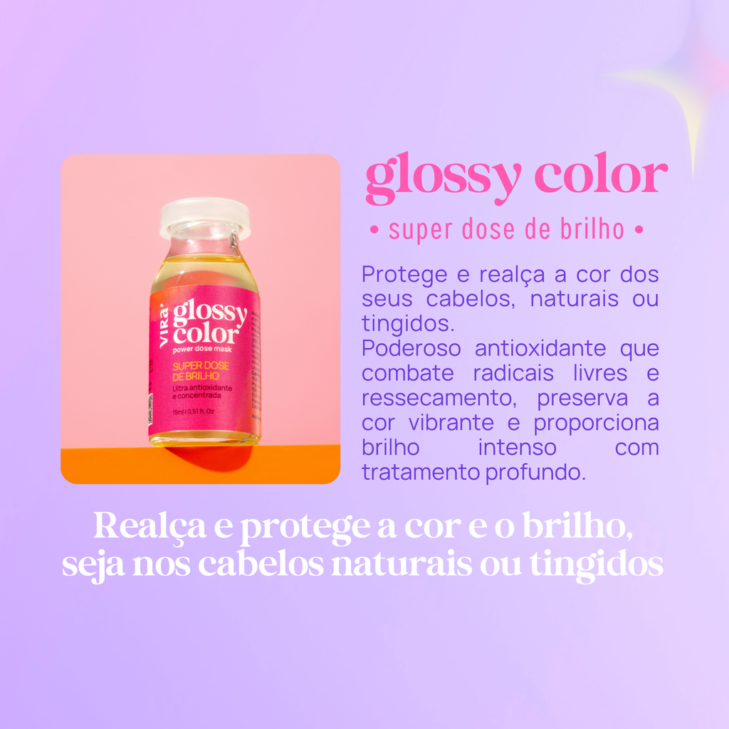 GLOSSY COLOR máscara superconcentrada power dose 15ml