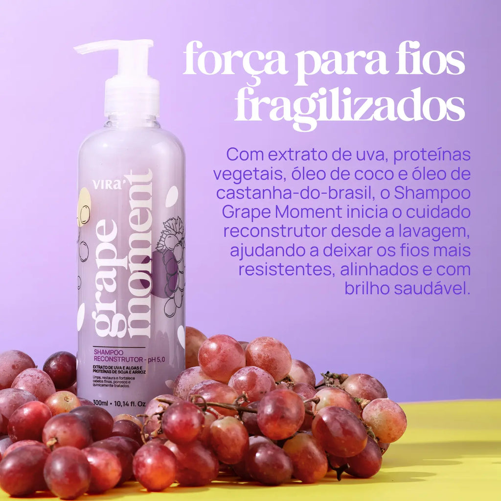 GRAPE MOMENT SHAMPOO RECOSNTRUTOR 300ml