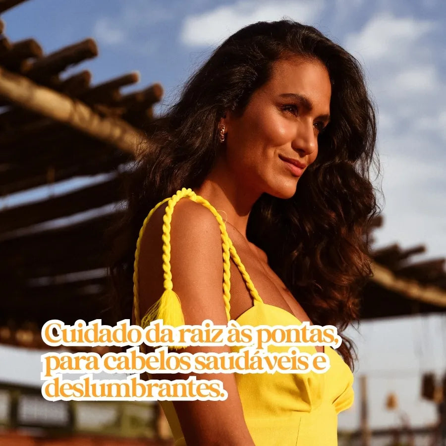 CRONOGRAMA S.O.S. RAIZ & FIOS FORTES: sérum finalizador + leave-in termoprotetor + tônico + trio de ampolas