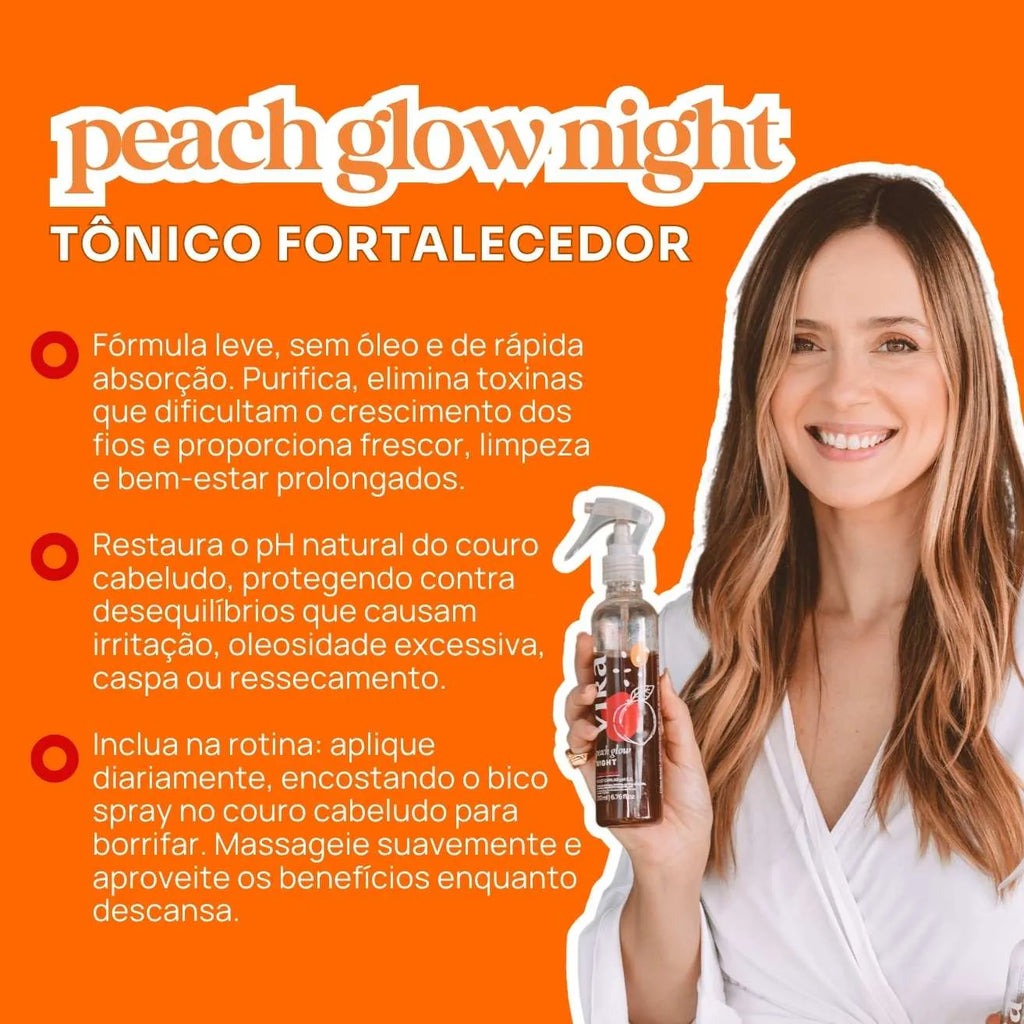 PEACH GLOW TÔNICO FORTALECEDOR 200ml