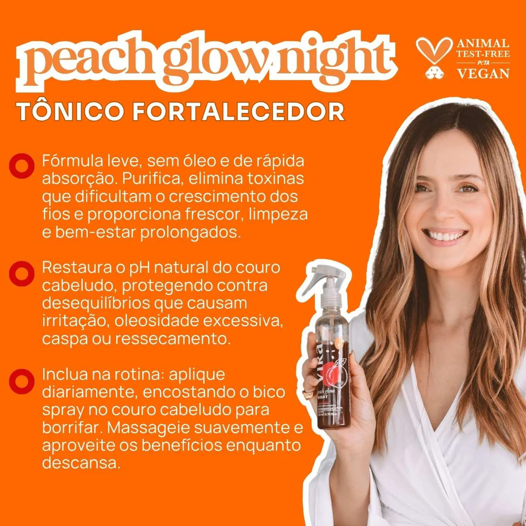 KIT USO OBRIGATÓRIO: leave-in termoprotetor antifrizz + tônico fortalecedor 200ml