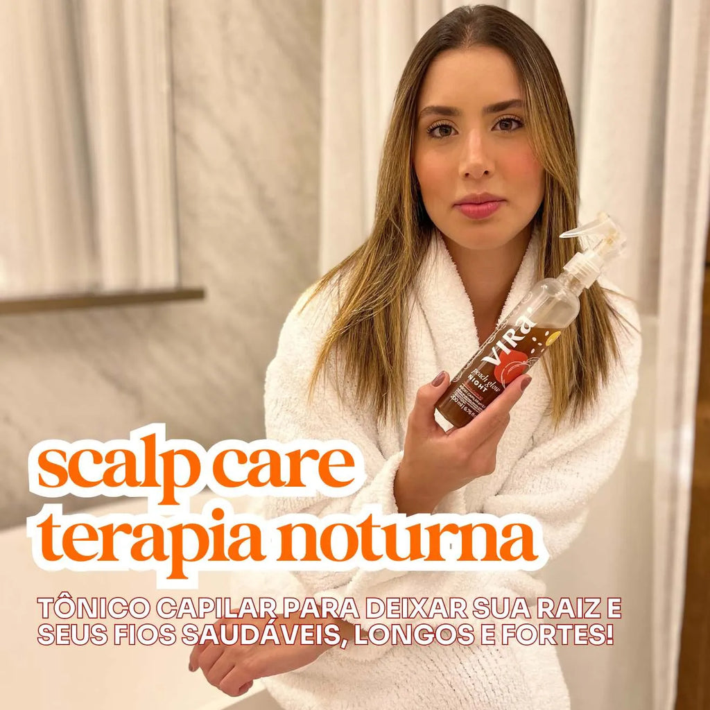 CRONOGRAMA GLOW HIDRONUTRITIVO: shampoo + máscara condicionante + leave-in termoprotetor + tônico