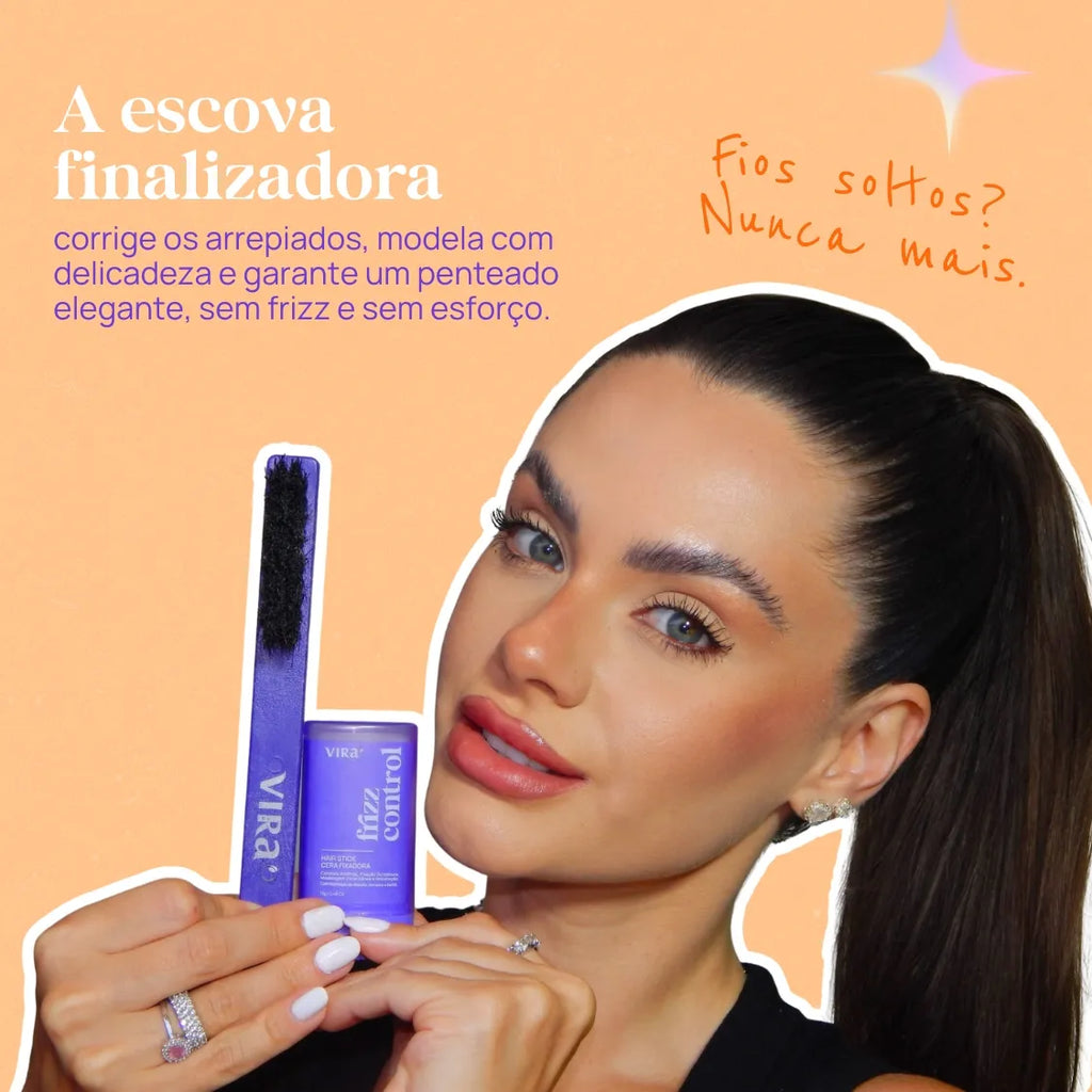 SLEEK BRUSH Escova Finalizadora de Penteado