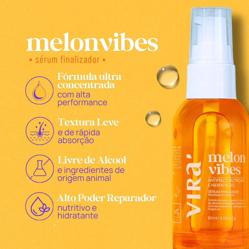 KIT S.O.S. BRILHO & REPARAÇÃO: sérum finalizador + trio de ampolas