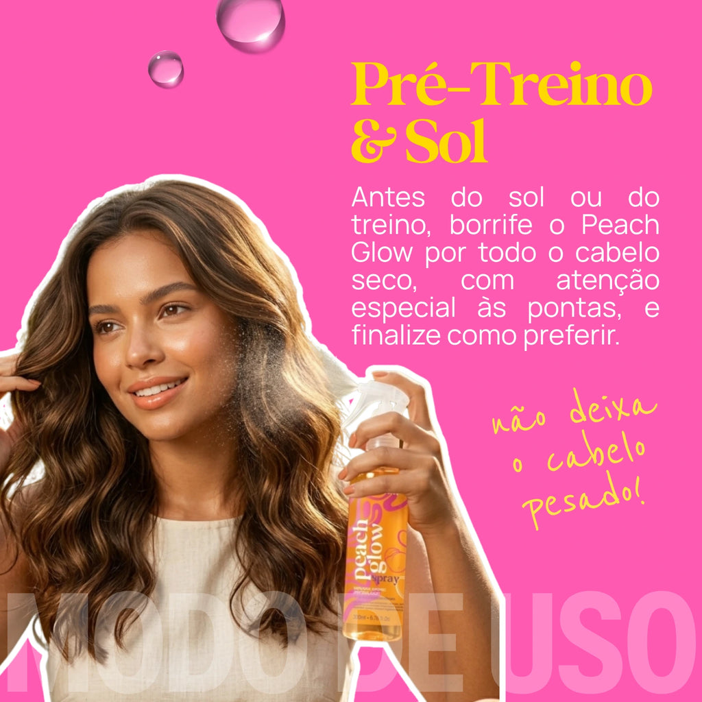PEACH GLOW LEAVE-IN BLINDAGEM ANTIFRIZZ 200ml