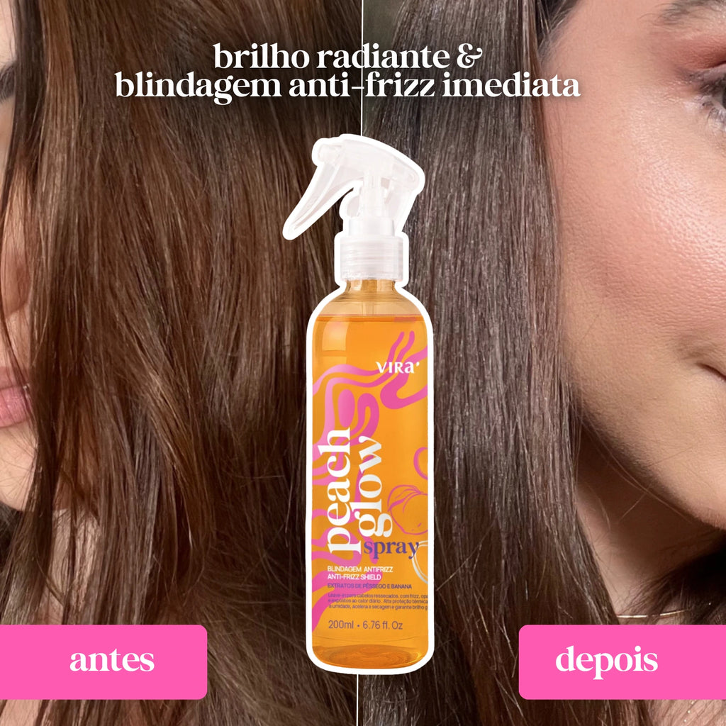 TRIO PRÉ-TREINO: sérum finalizador + cera antifrizz + leave-in termoprotetor (+ ganhe escova finalizadora)