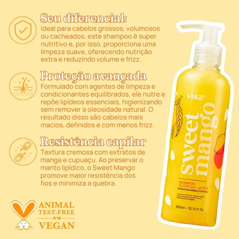 SWEET MANGO SHAMPOO NUTRITIVO 300ml
