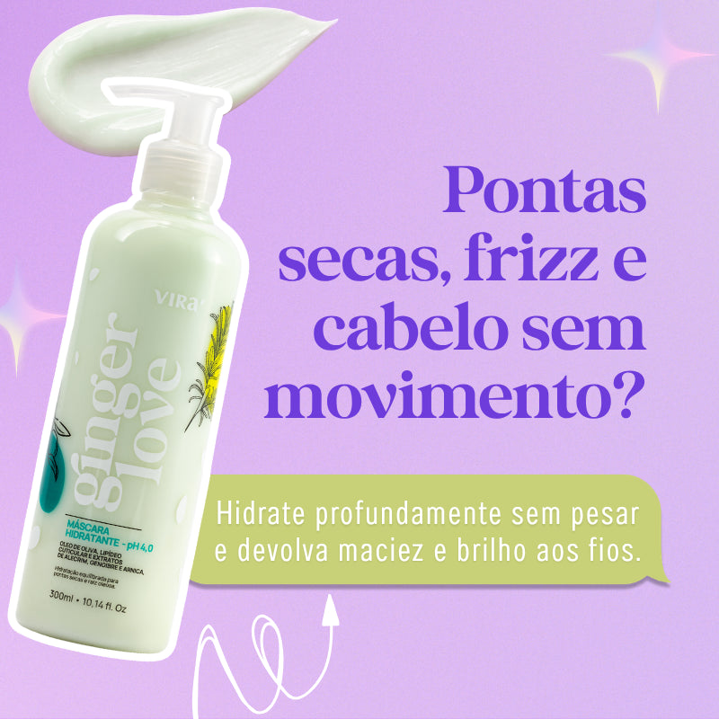 GINGER LOVE MÁSCARA CONDICIONANTE HIDRATANTE 300ml