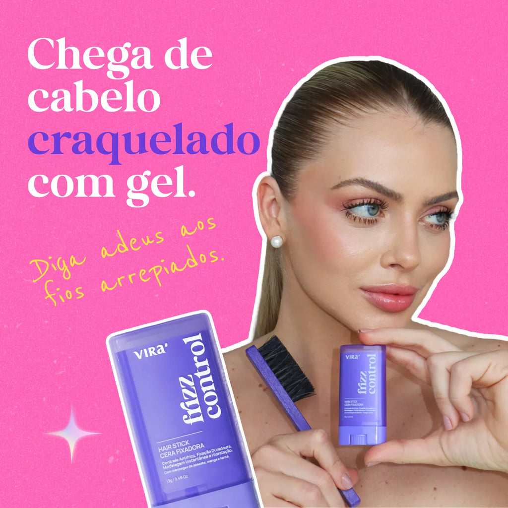 TRIO PRÉ-TREINO: sérum finalizador + cera antifrizz + leave-in termoprotetor (+ ganhe escova finalizadora)