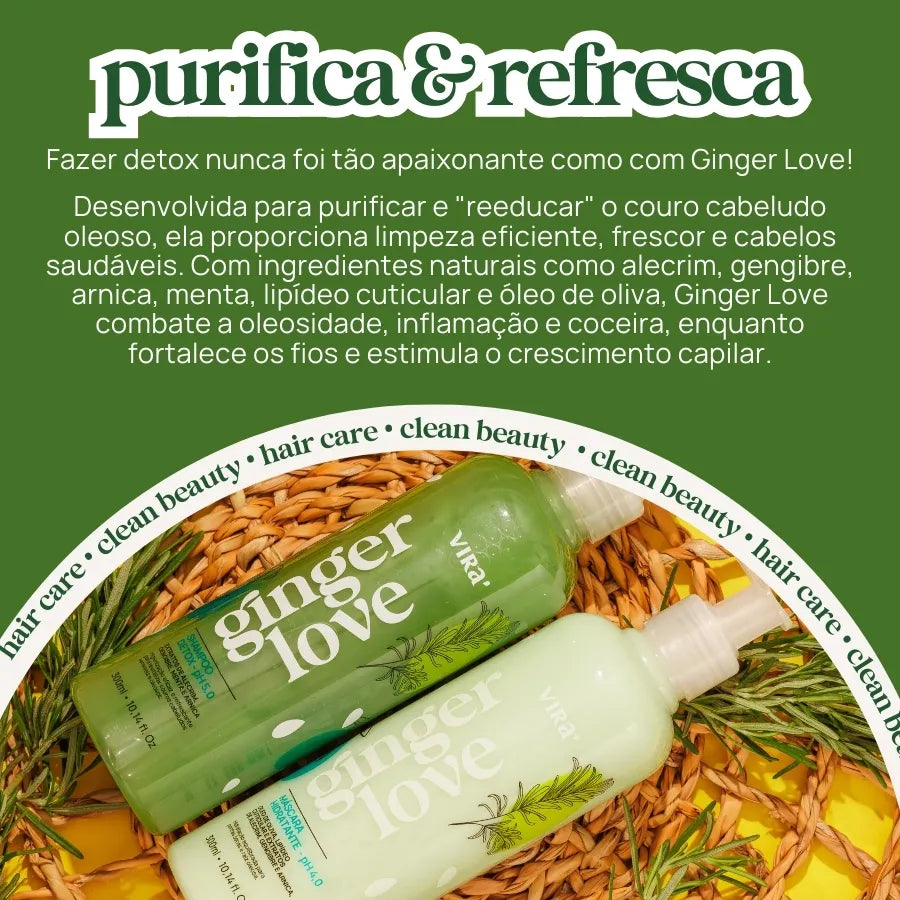 GINGER LOVE SHAMPOO DETOX 300ml