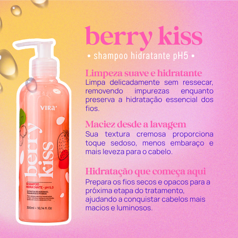 SHAMPOO HIDRATANTE BERRY KISS  300ml