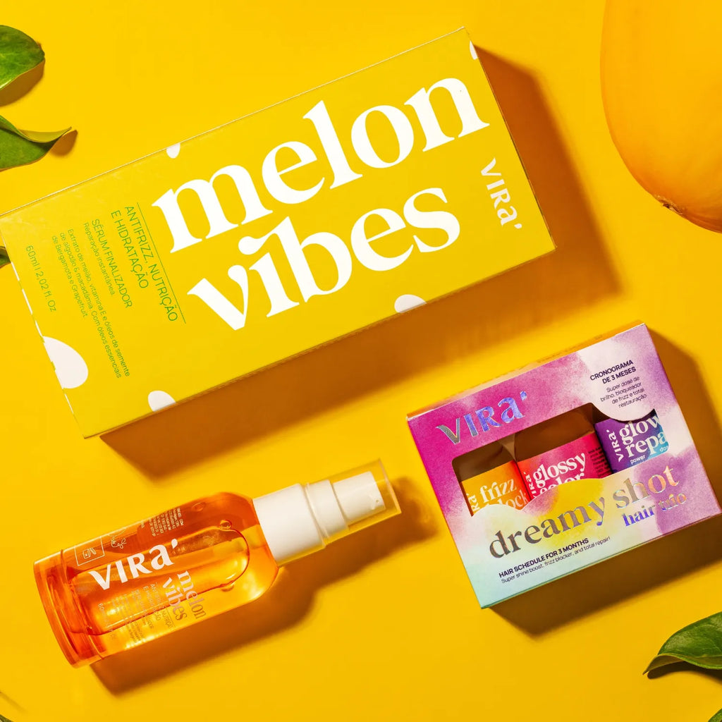 KIT S.O.S. BRILHO & REPARAÇÃO: sérum finalizador + trio de ampolas