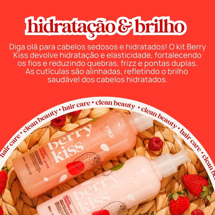 BERRY KISS MÁSCARA CONDICIONANTE HIDRATANTE 300ml