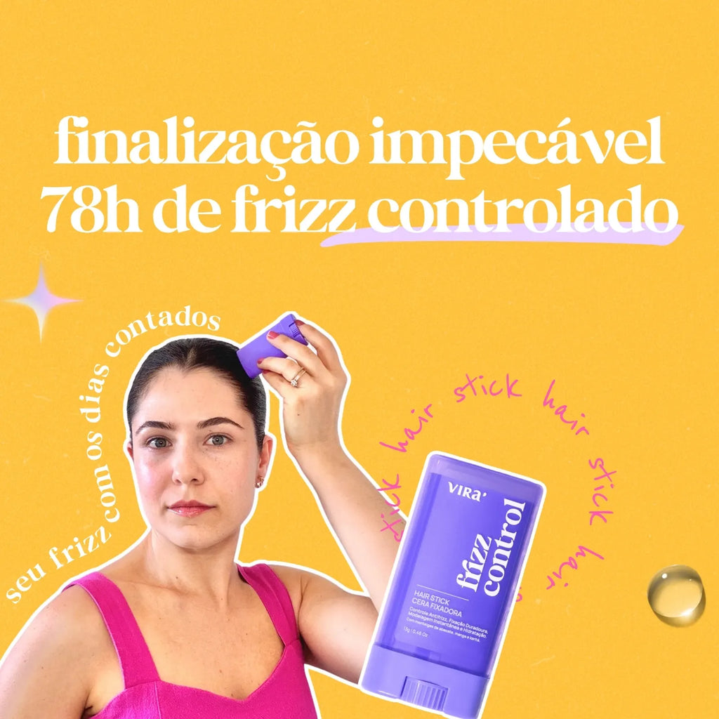KIT ADEUS FRIZZ: cera antifrizz + trio de ampolas