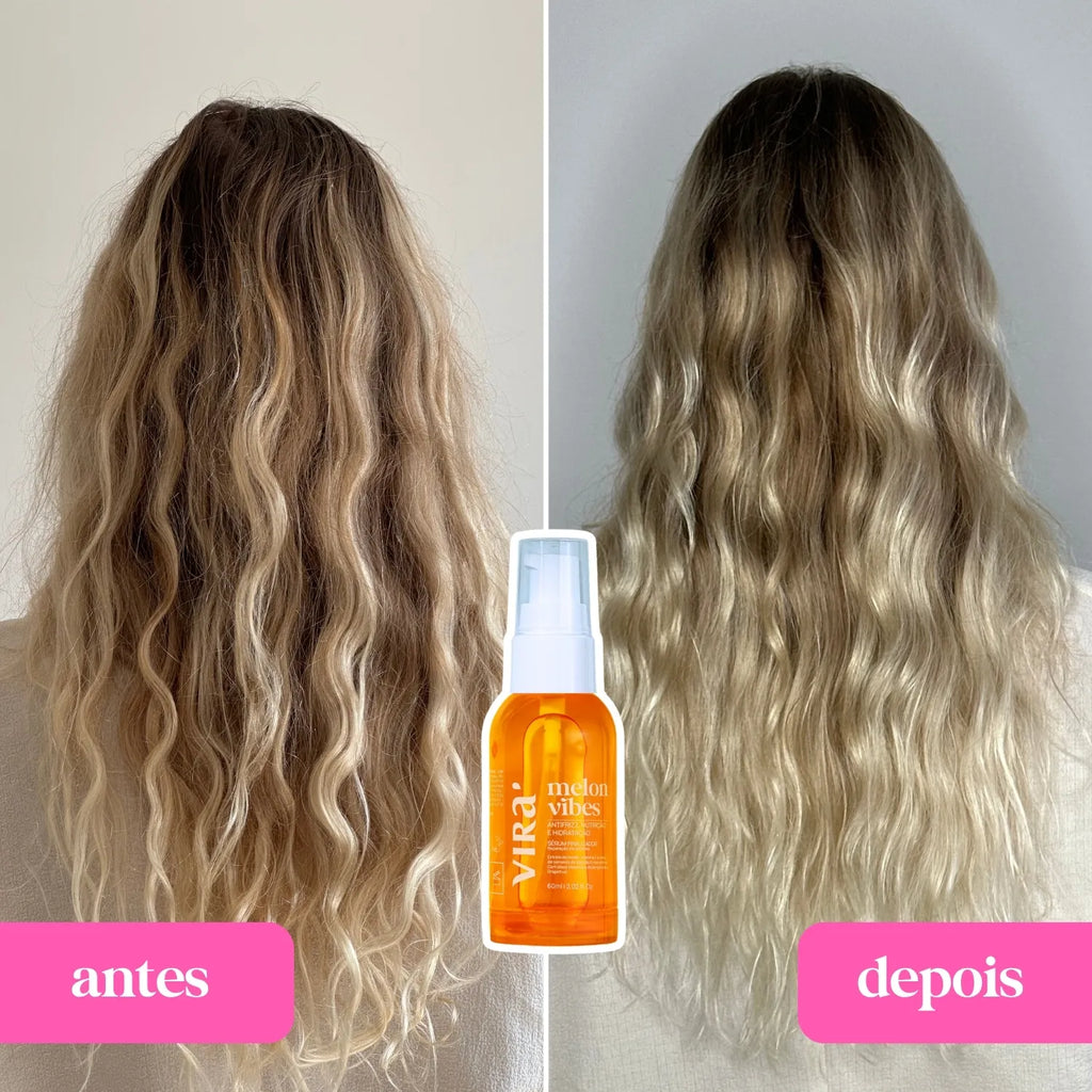 KIT BRILHO TODO DIA: sérum finalizador + leave-in termoprotetor