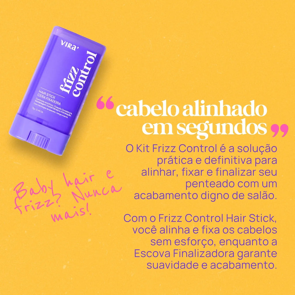 KIT ADEUS FRIZZ: cera antifrizz + trio de ampolas