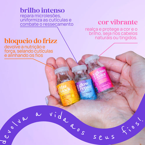 DREAMY SHOT: trio de ampolas superconcentradas 3x 15ml