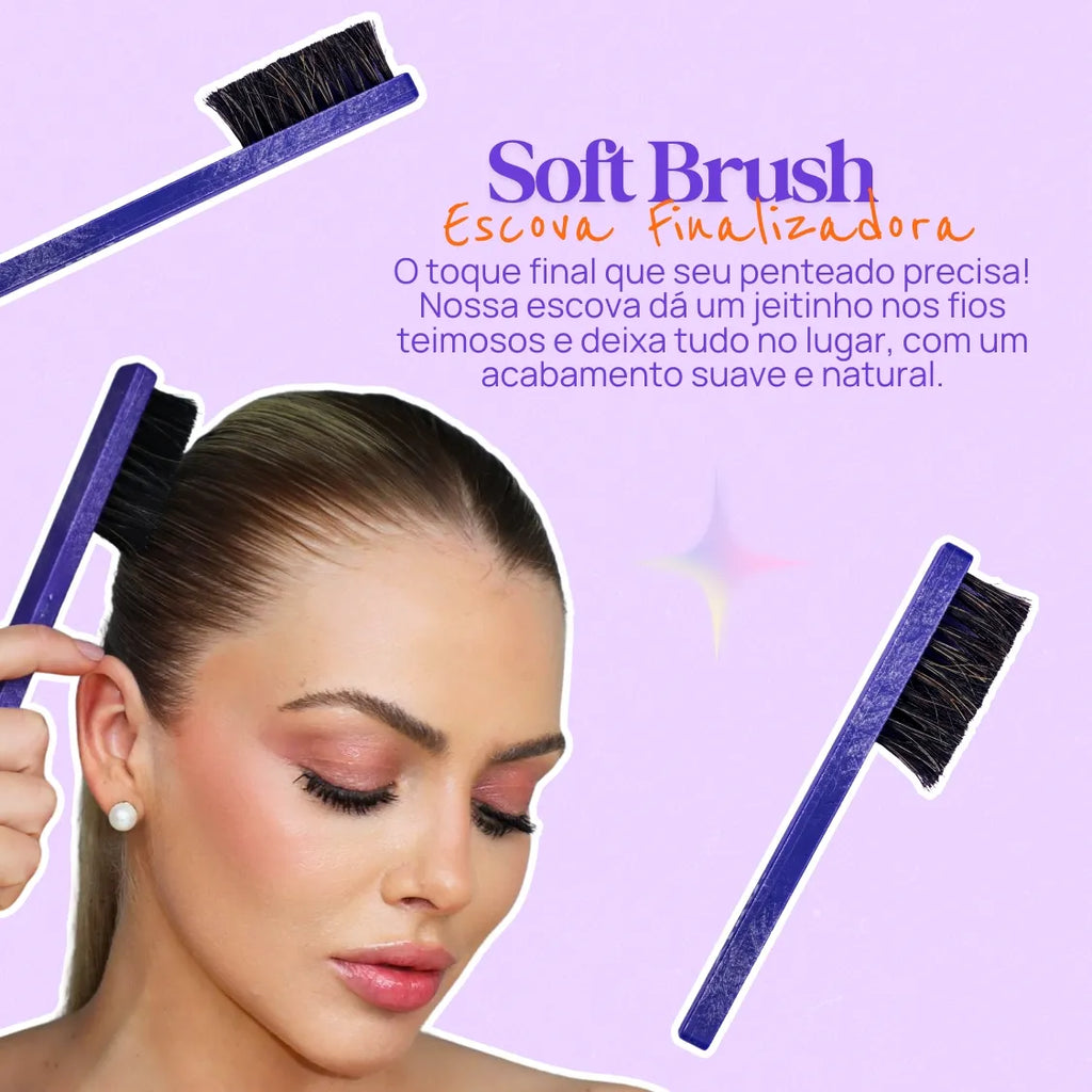 SLEEK BRUSH Escova Finalizadora de Penteado