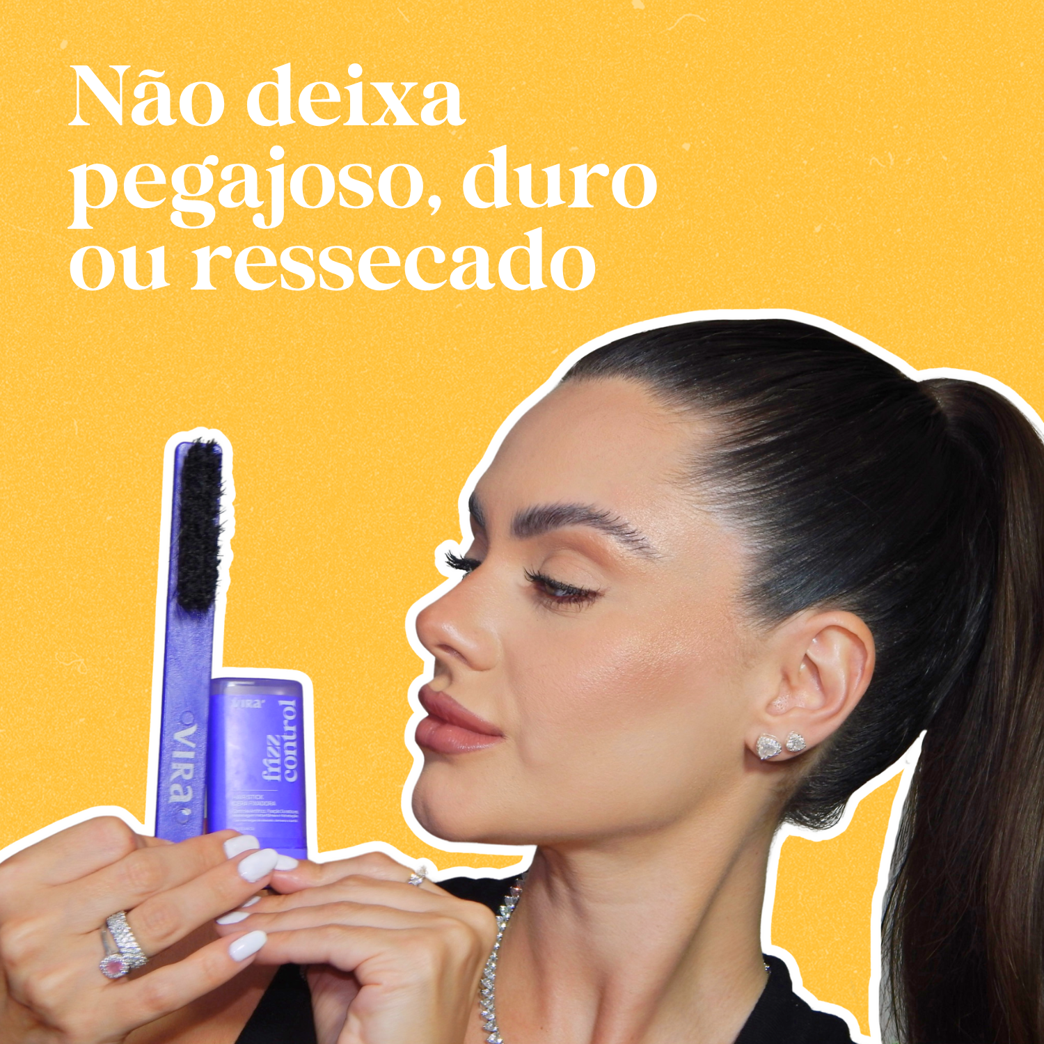 KIT FRIZZ CONTROL: cera antifrizz + escova finalizadora