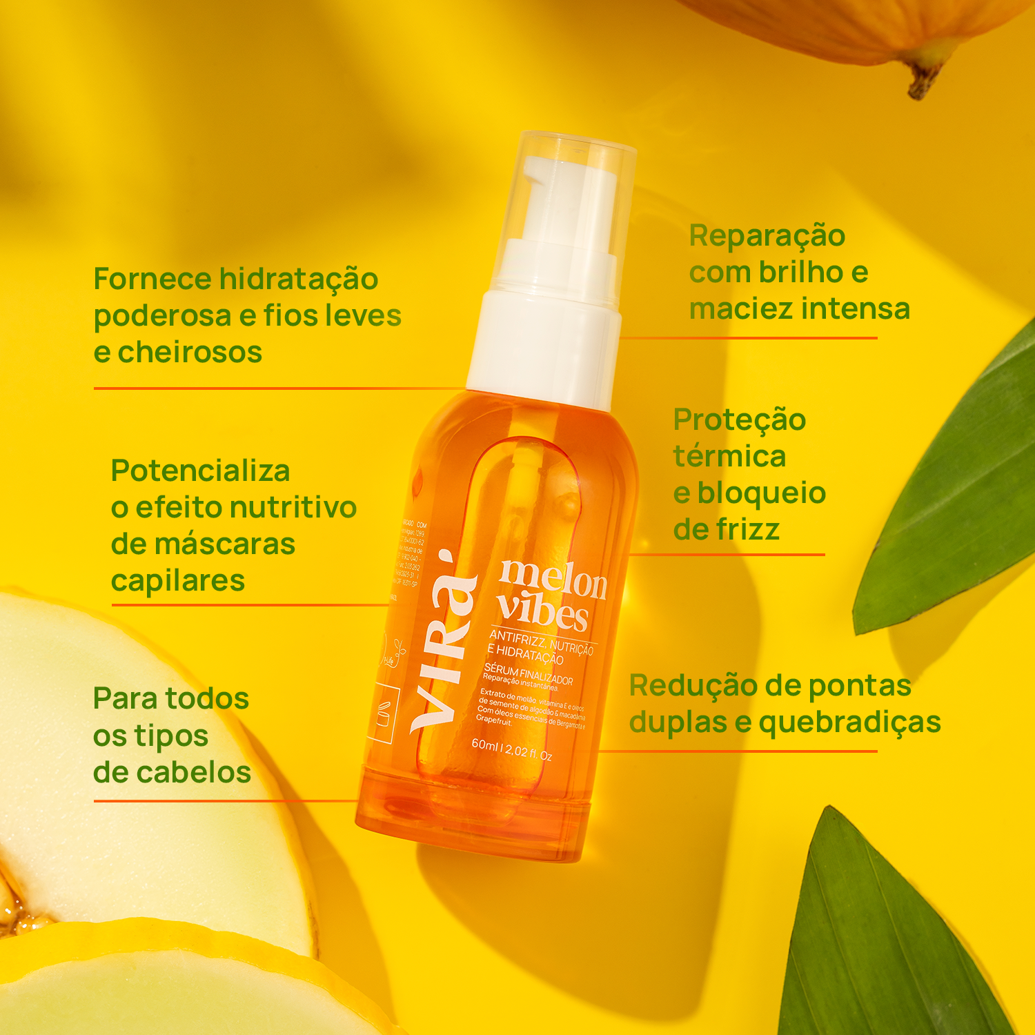 TRIO PRÉ-TREINO: sérum finalizador + cera antifrizz + leave-in termoprotetor (+ ganhe escova)