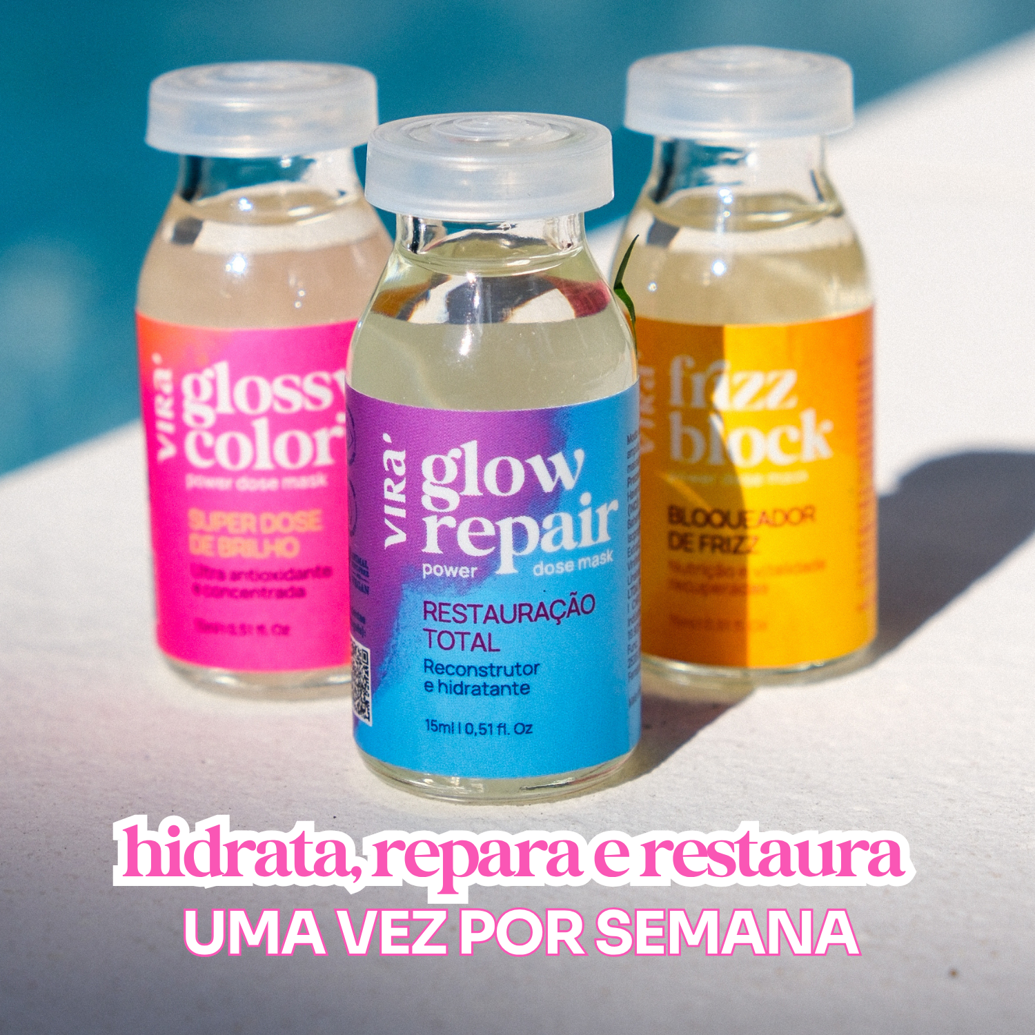 KIT ADEUS FRIZZ: cera antifrizz + trio de ampolas