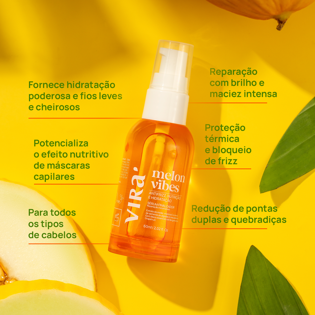 TRIO S.O.S. BRILHO ALINHADO: sérum finalizador + cera antifrizz + trio de ampolas