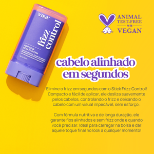 KIT ALINHAMENTO ANTIFRIZZ - STICK FRIZZ CONTROL 13g + MELON 60ml