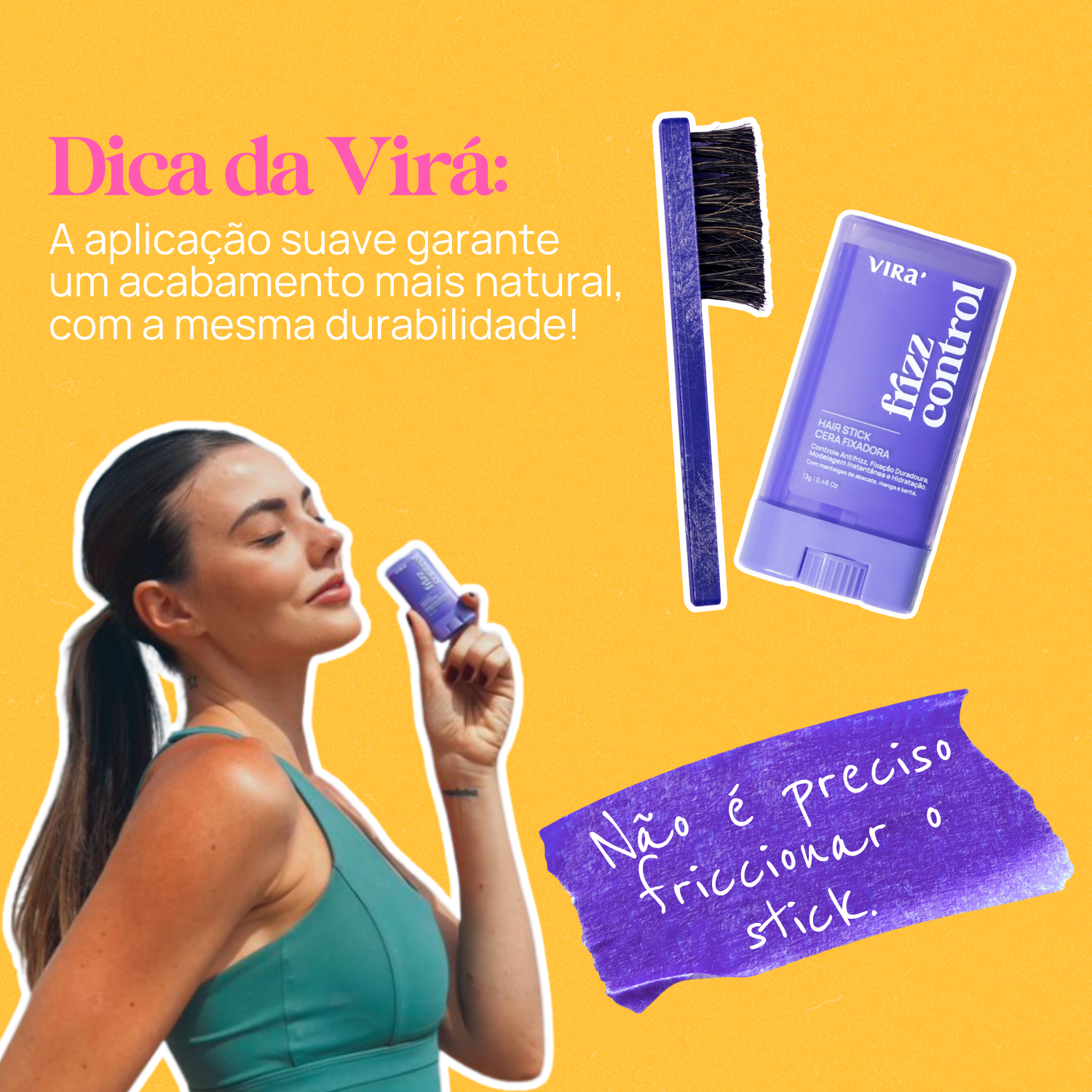 FRIZZ CONTROL Hair Stick Cera Fixadora 13g