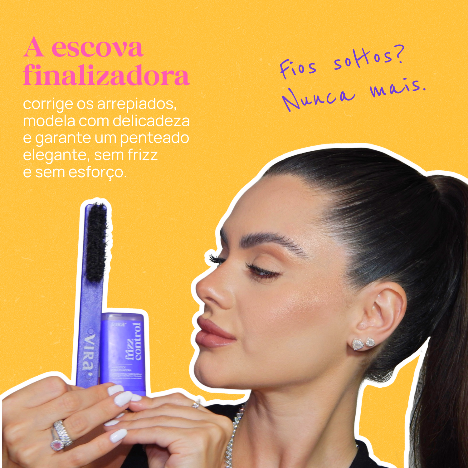SLEEK BRUSH Escova Finalizadora de Penteado