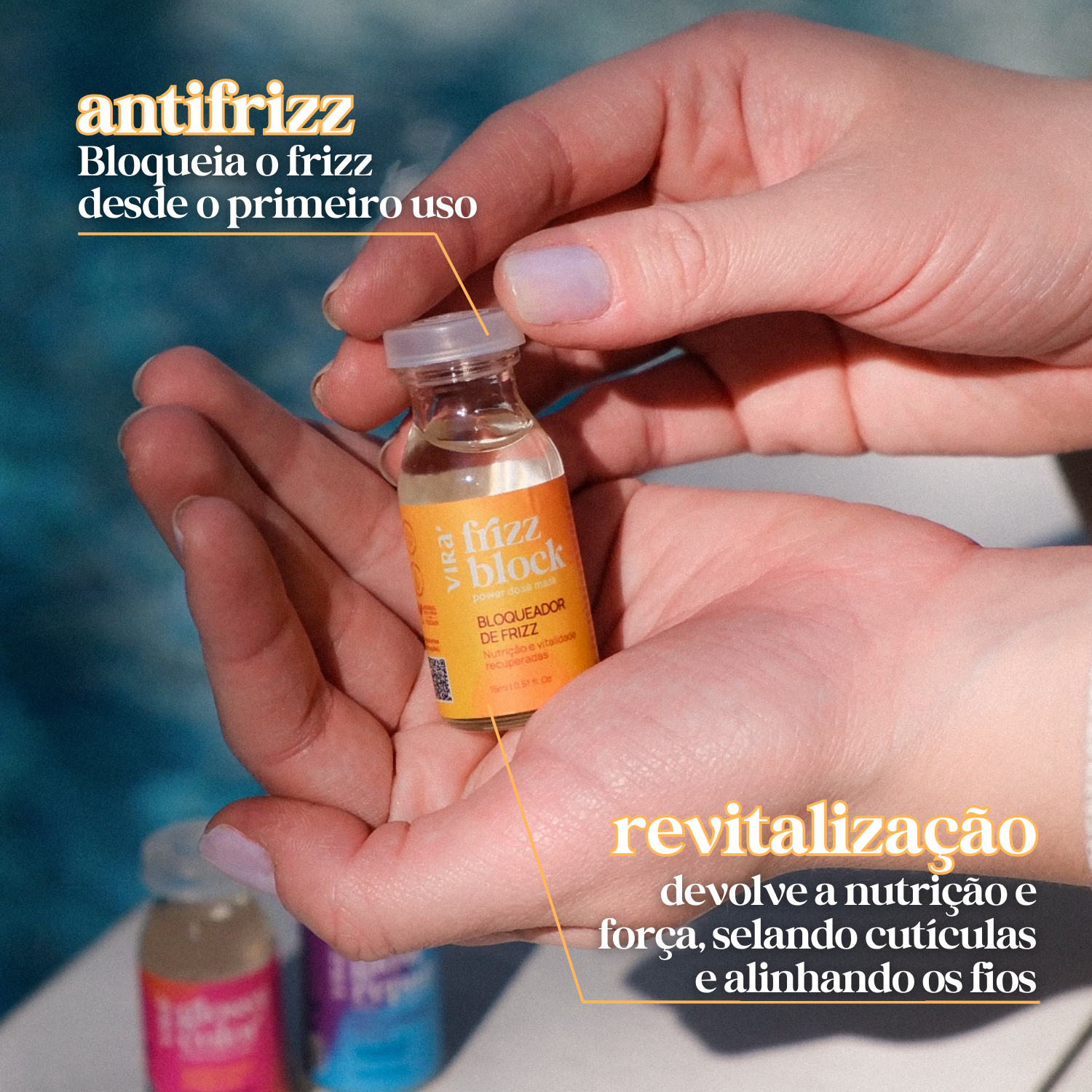FRIZZ BLOCK máscara superconcentrada power dose 15ml
