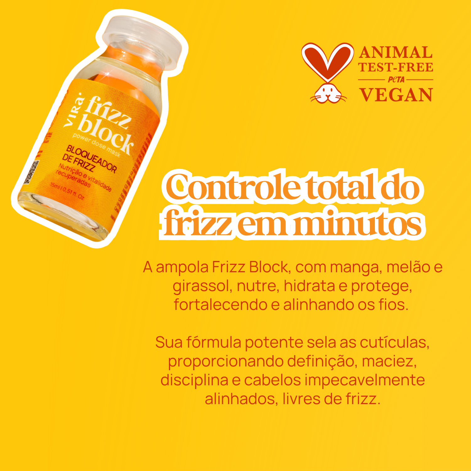 FRIZZ BLOCK máscara superconcentrada power dose 15ml