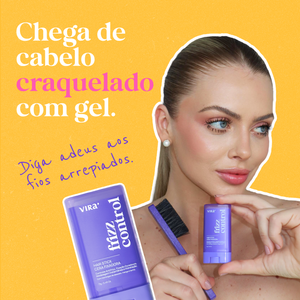KIT FRIZZ CONTROL: cera antifrizz + escova finalizadora
