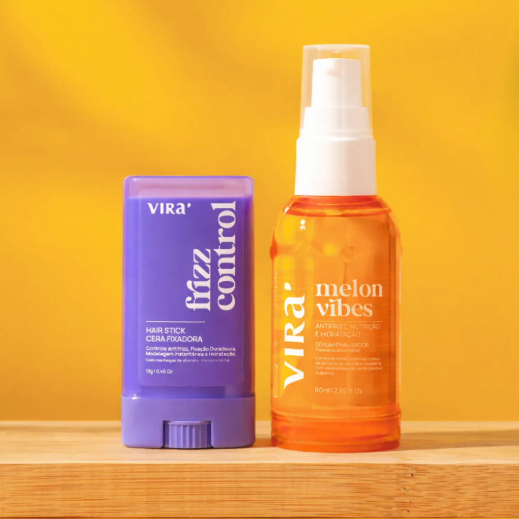 KIT FINALIZAÇÃO ANTIFRIZZ: cera antrifrizz + sérum finalizador