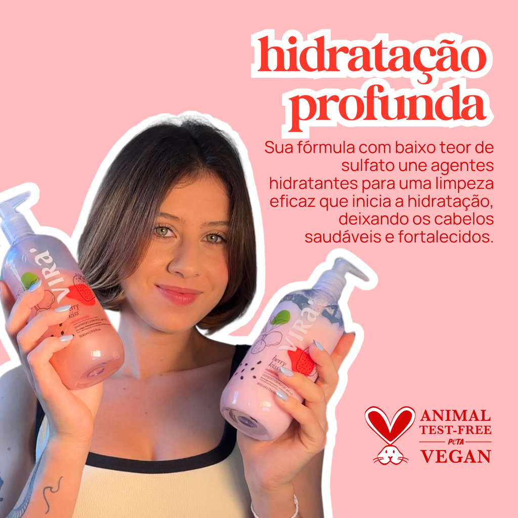 BERRY KISS SHAMPOO HIDRATANTE 300ml