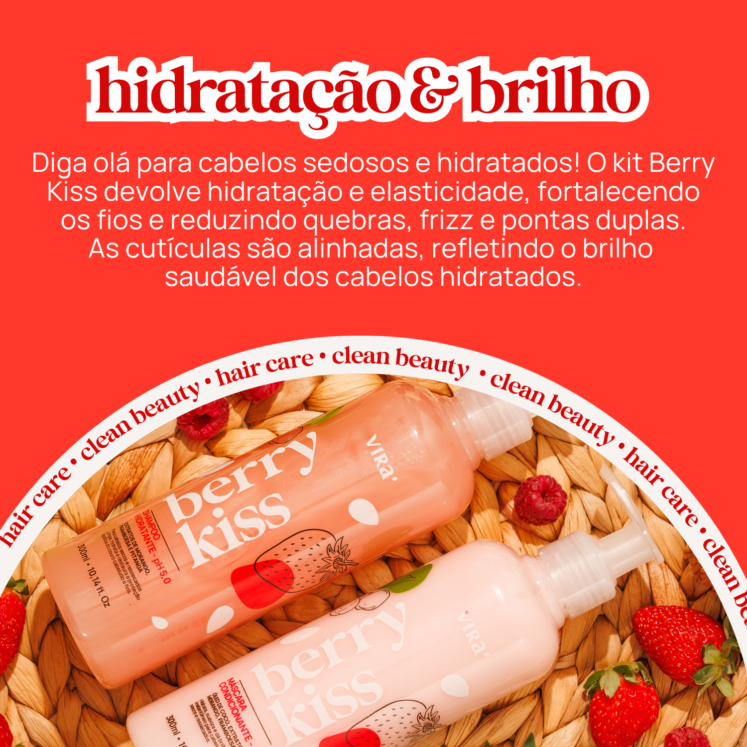 BERRY KISS SHAMPOO HIDRATANTE 300ml