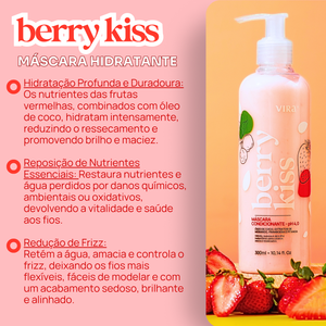BERRY KISS MÁSCARA CONDICIONANTE HIDRATANTE 300ml