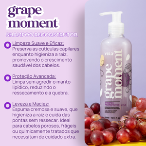 GRAPE MOMENT SHAMPOO RECOSNTRUTOR 300ml