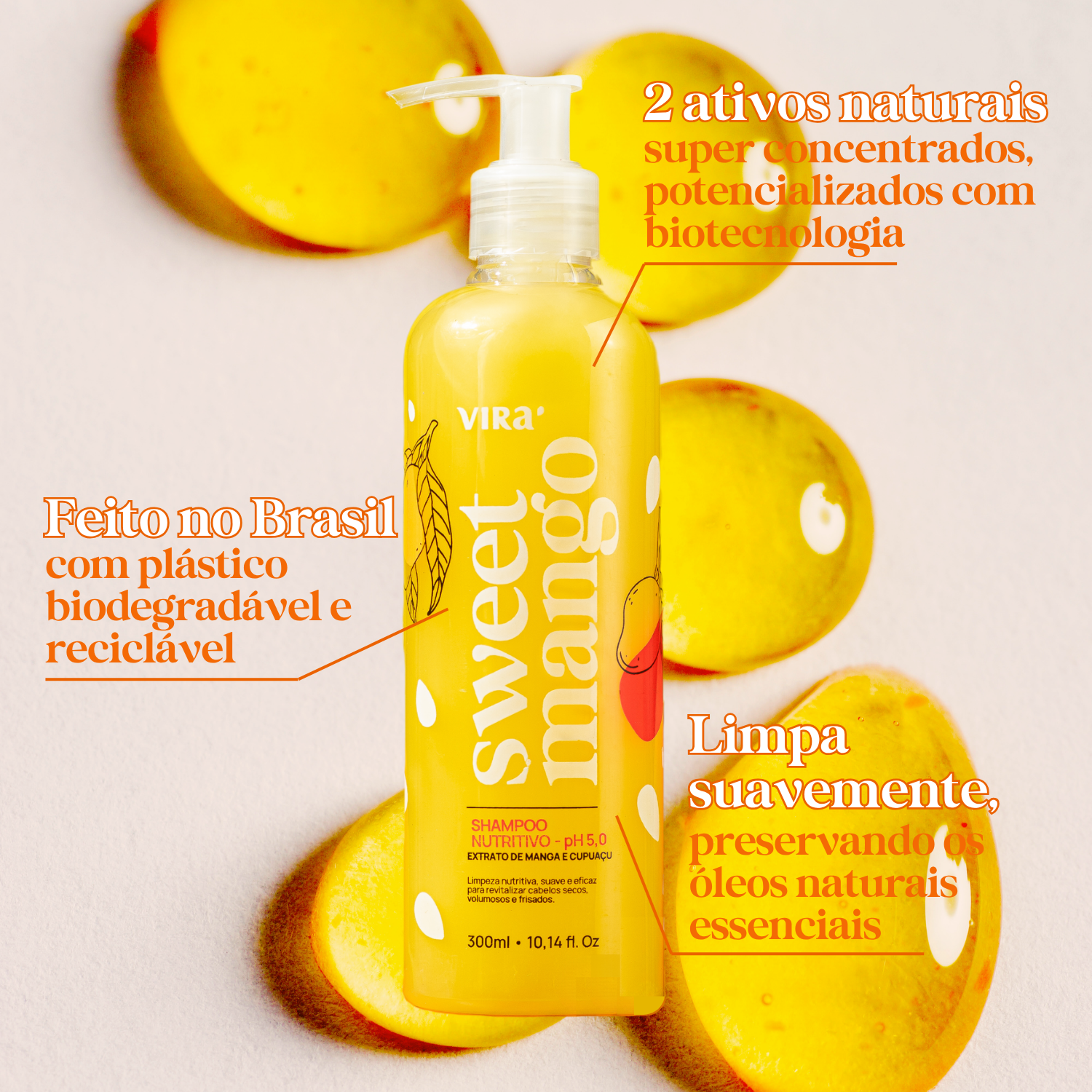 SWEET MANGO SHAMPOO NUTRITIVO 300ml