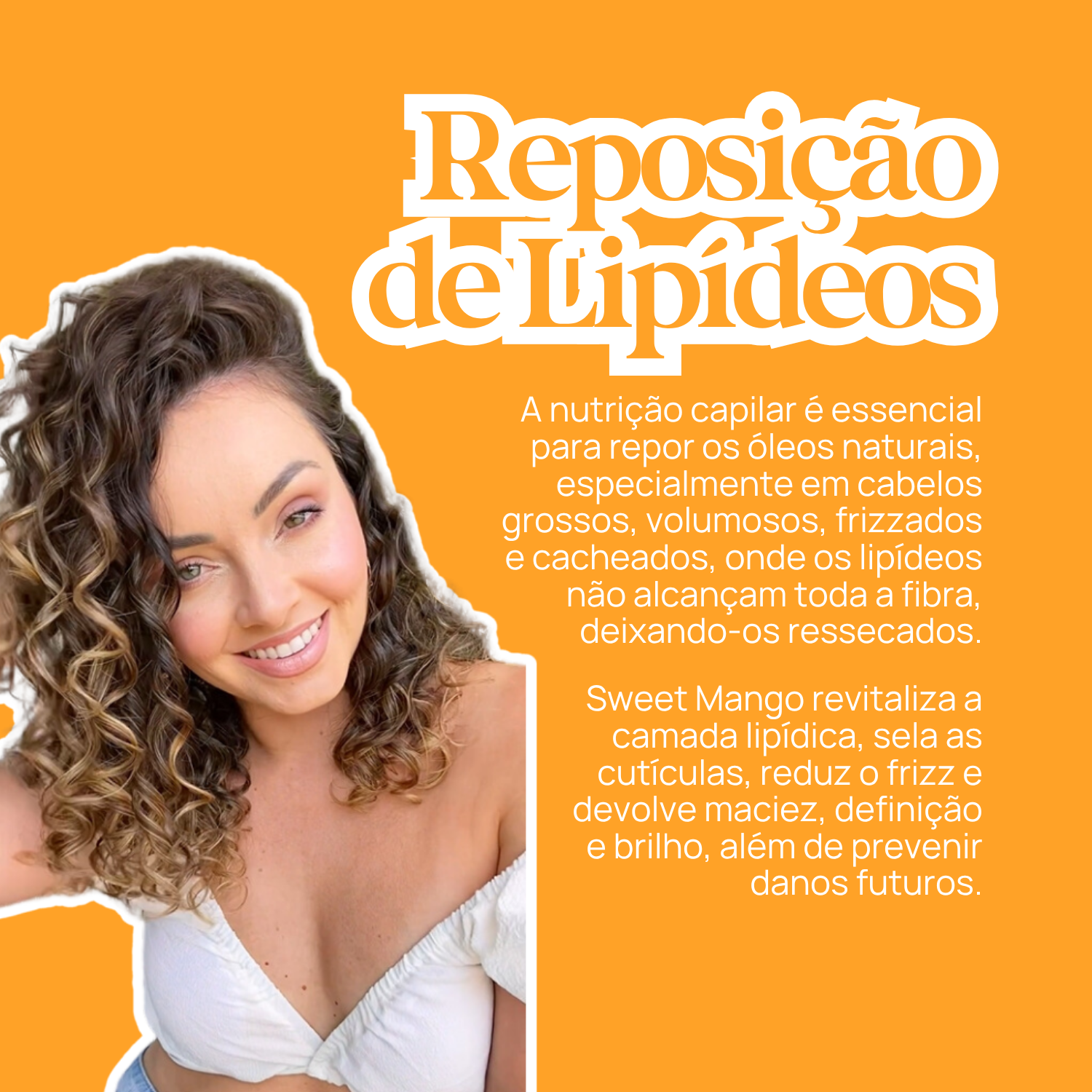 KIT SWEET MANGO: shampoo + máscara condicionante nutrição 300ml