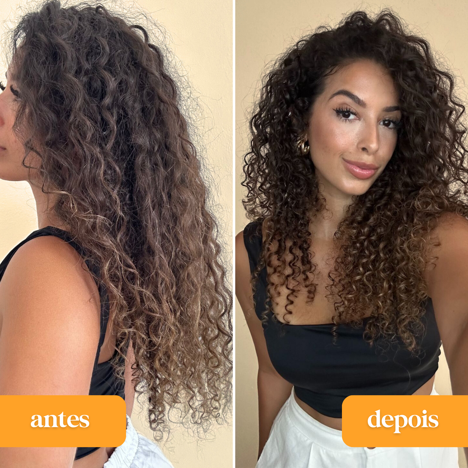TRIO GLOW NUTRITIVO: shampoo + máscara nutrição 300ml + leave-in termoprotetor 200ml