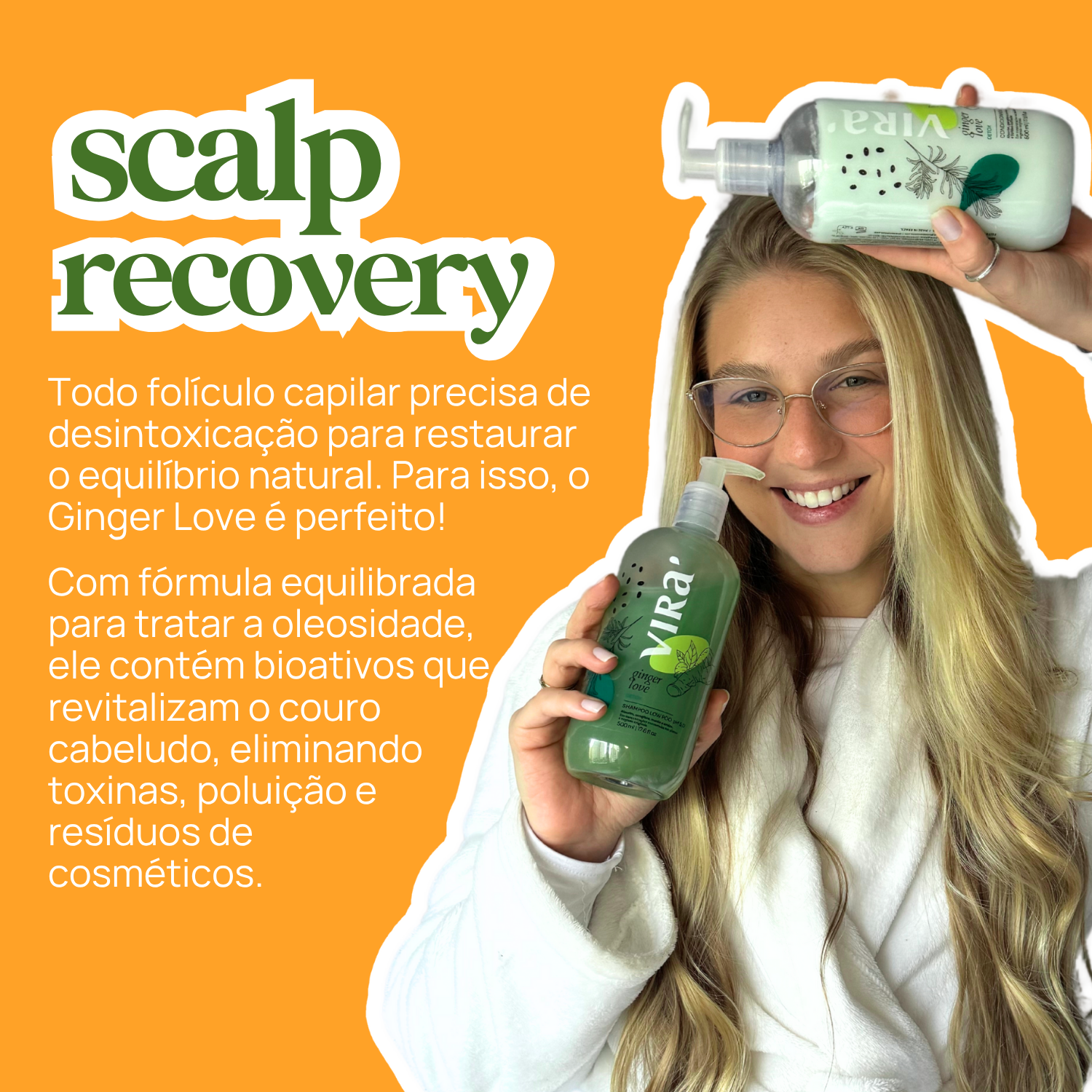 CRONOGRAMA ANTIOLEOSIDADE: hidratação + detox + leave-in termoprotetor + tônico
