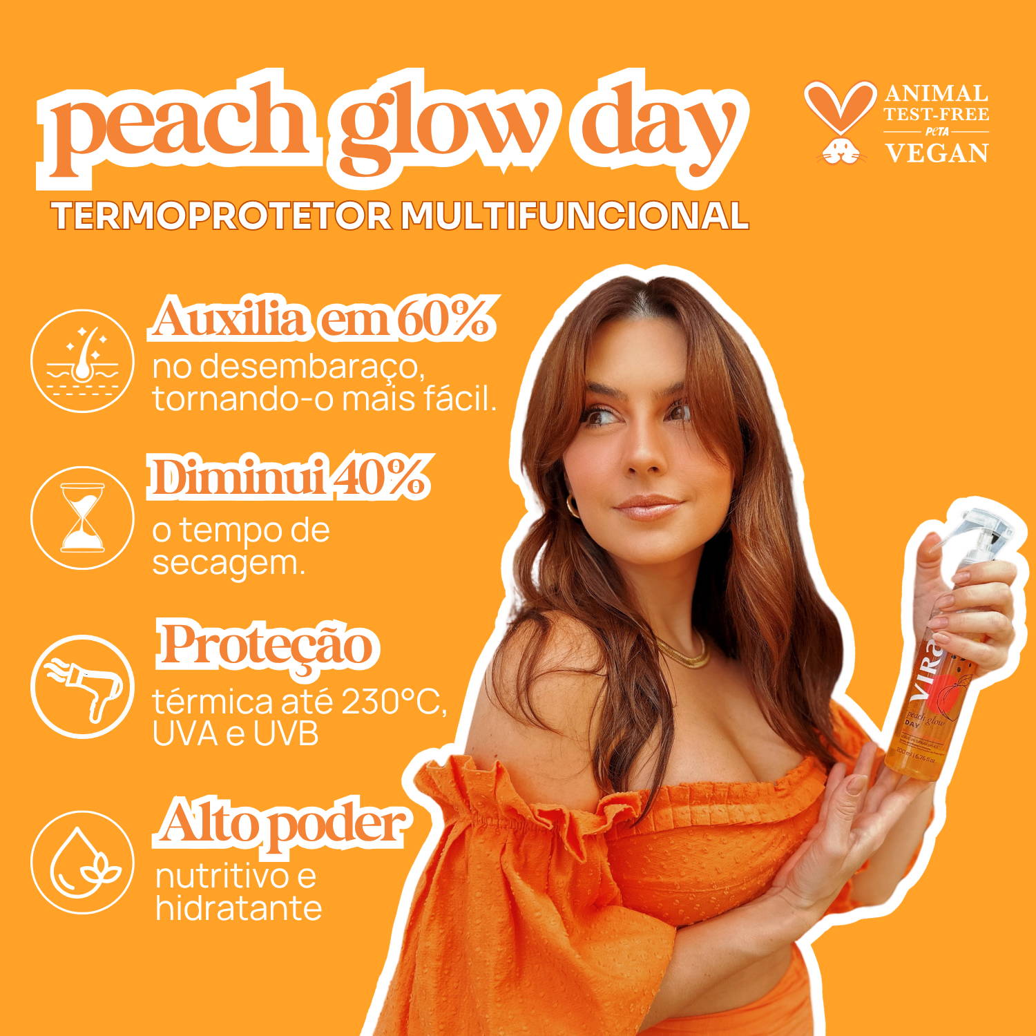 CRONOGRAMA ANTIOLEOSIDADE: hidratação + detox + leave-in termoprotetor + tônico