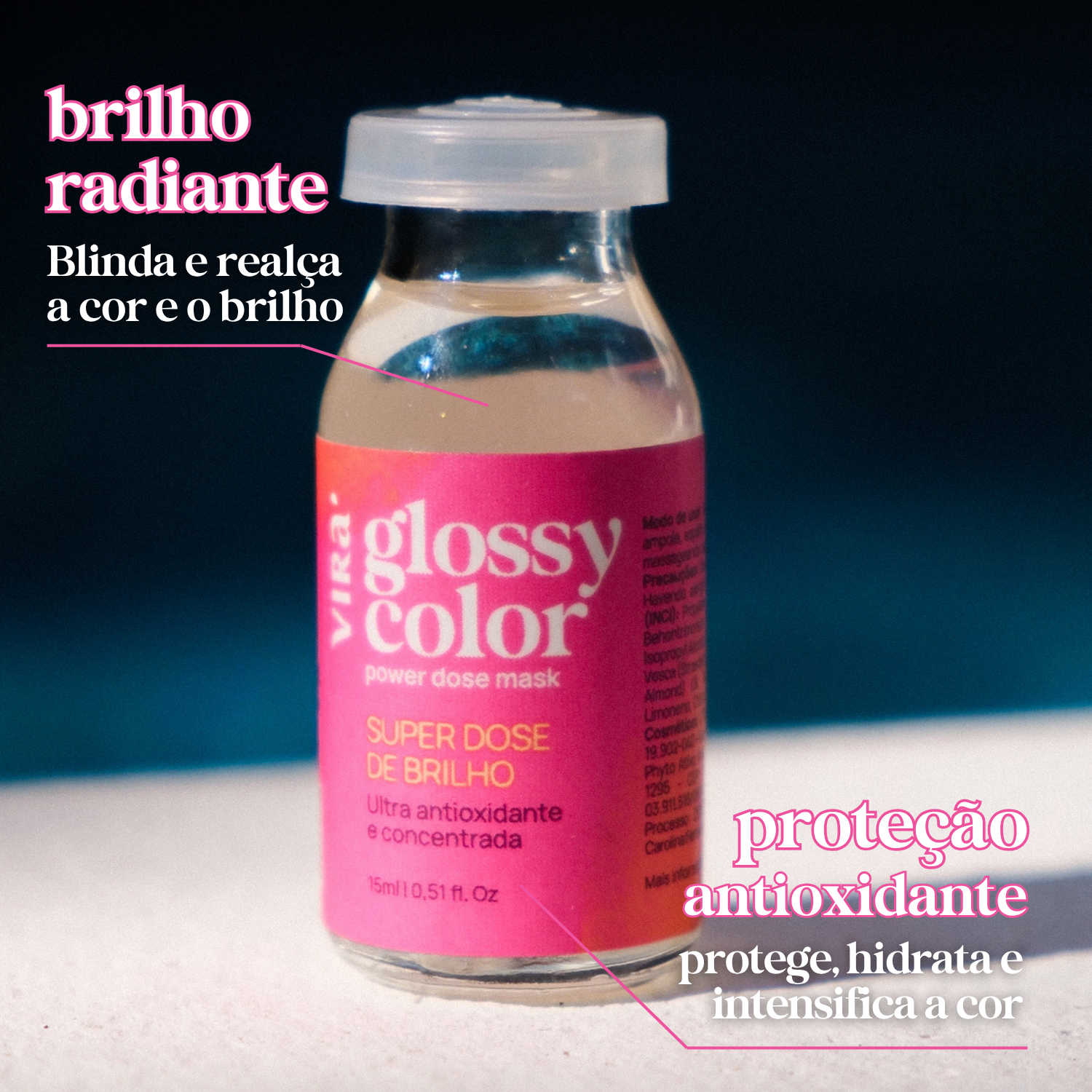 GLOSSY COLOR máscara superconcentrada power dose 15ml