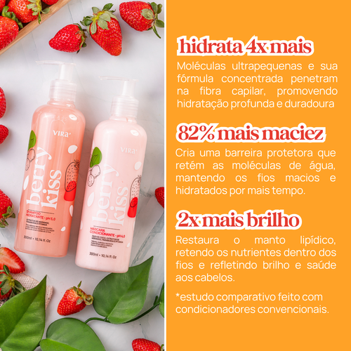 CRONOGRAMA DENSIDADE: hidratação + reconstrução + leave-in termoprotetor + trio de ampolas