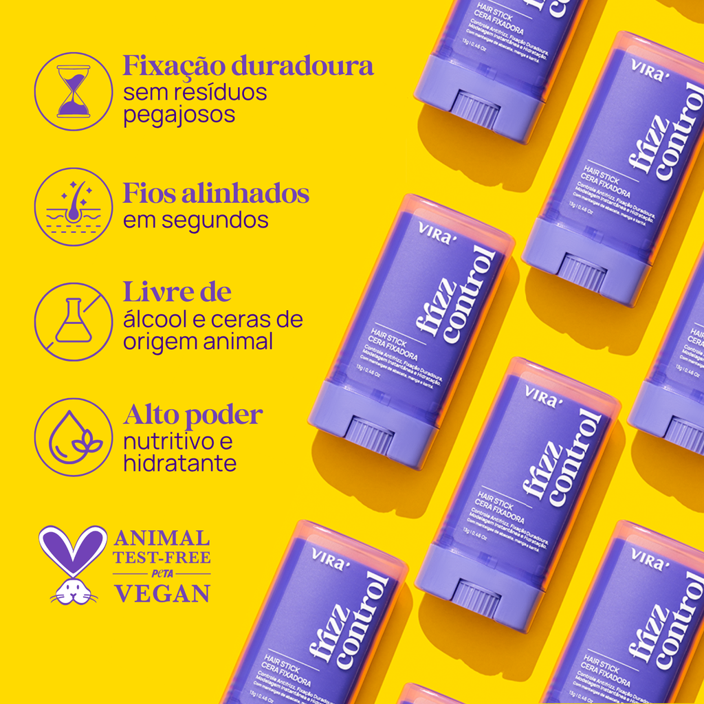 CRONOGRAMA FINALIZA & CUIDA: sérum finalizador + cera antifrizz + leave-in + trio de ampolas (+ ganhe escova)
