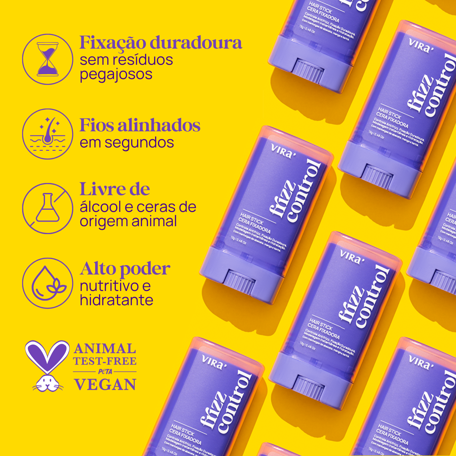 CRONOGRAMA FINALIZA & CUIDA: sérum finalizador + cera antifrizz + leave-in + trio de ampolas (+ ganhe escova)