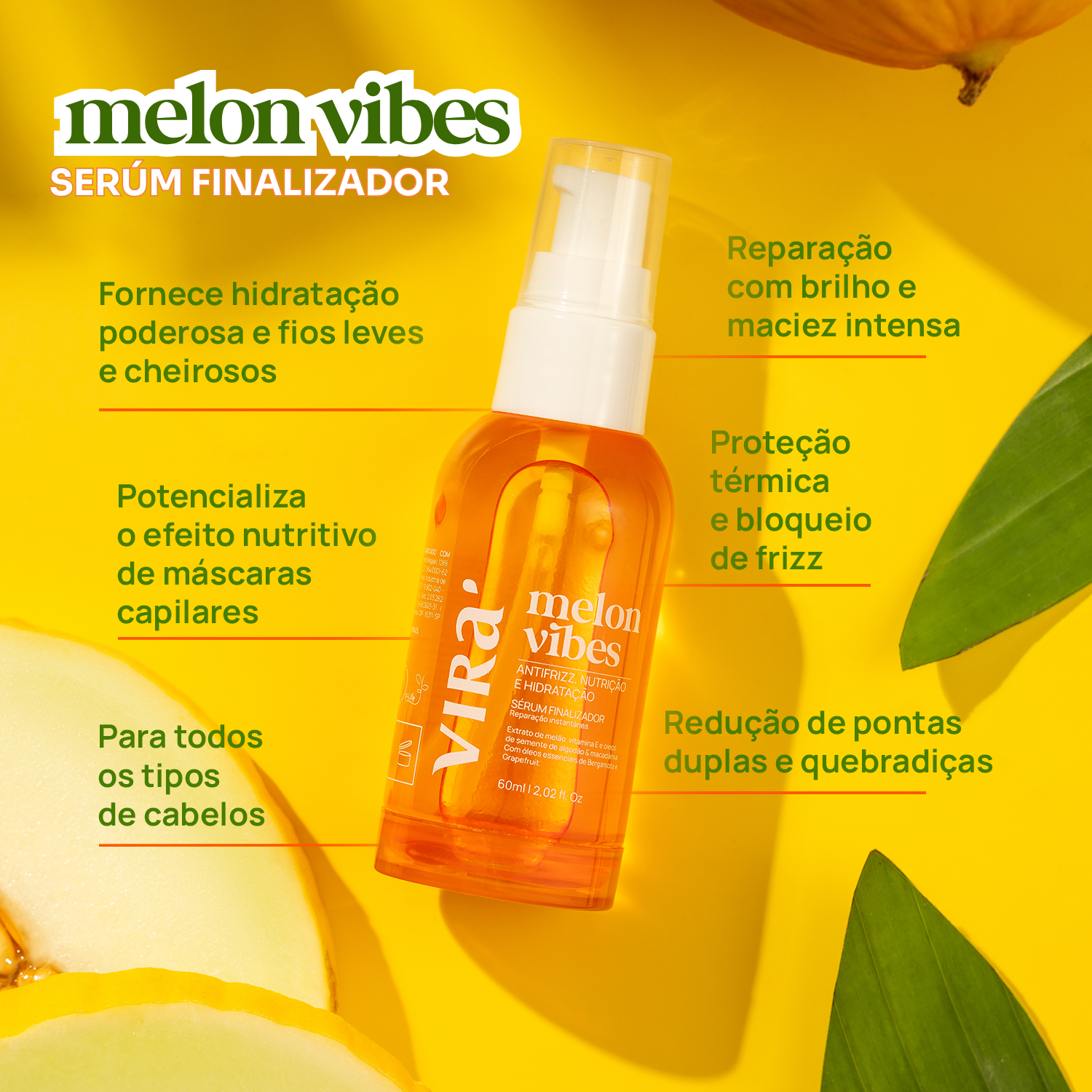 CRONOGRAMA FINALIZA & CUIDA: sérum finalizador + cera antifrizz + leave-in + trio de ampolas (+ ganhe escova)